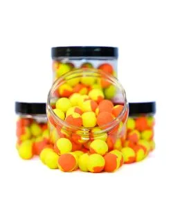 Bcs Baits Pineapple 2-tone Pop-ups Geel/oranje 15mm
