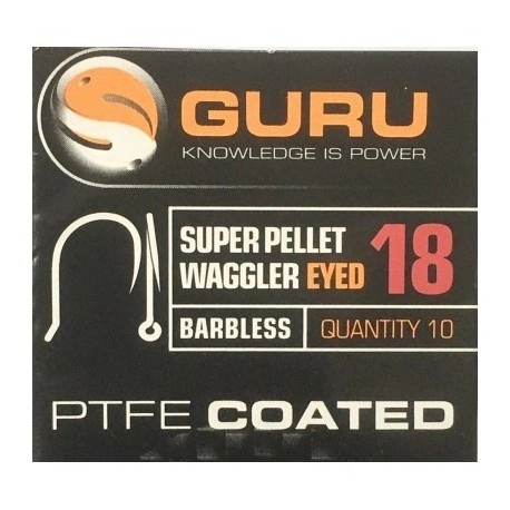 Guru Super Pellet Waggler Eyed Barbless 4 Guru Super Pellet Waggler Eyed Barbless - Afbeelding 2