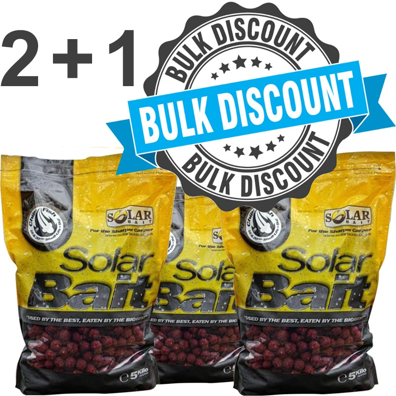 Solar Tackle Bulkdeal Chili Fish 15kg (16mm + 20mm) 3 Solar Tackle Bulkdeal Chili Fish 15kg (16mm + 20mm)
